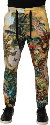 Dolce & Gabbana Mens Lounge Trousers Multicolor Cotton