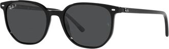 Ray-Ban Gepolariseerde zwarte zonnebril Elliot-model - unisex - Zonnebrillen - Zwart - 52 MM - Accessoires