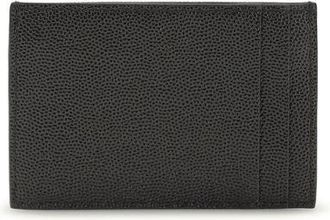Saint Laurent Womens Black Calf Leather Bos Taurus Wallet