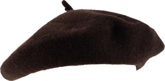 Hat To Socks Wool Blend French Beret for Men and Women in Plain Colours (Brown)