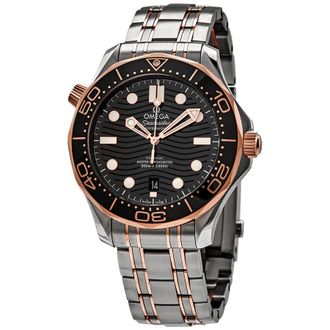 Omega Pre-owned Omega Seamaster Automatic Black Dial Mens Watch 210.20.42.20.01.001