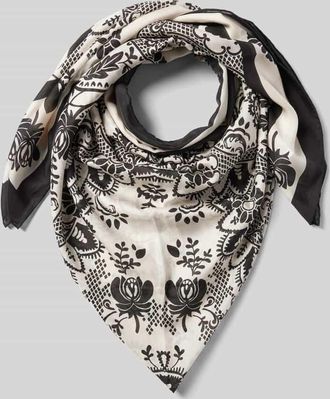 Max Mara Tuch aus Modal-Seiden-Mix Modell SARONG in Black, Gr&ouml;&szlig;e 1