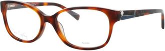 Pierre Cardin Ladies Brown Rectangular Eyeglass Frames PC843405L53