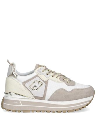 Liu Jo Beige Platform Maxi Wonder Sneakers