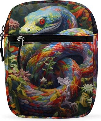 Generic Animal Snake Crossbody Bag Adjustable Satchel Cute Shoulder Bag Lightweight Sling Bags