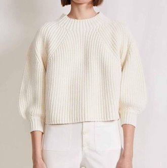 Apiece Apart Eco Nueva Merel Sweater In Cream