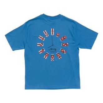 St&uuml;ssy Dice Clock T-Shirt Blue 1905202-BLE2