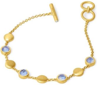 Dean Davidson Tulum Station Chain Bracelet in Iridescent Midnight Blue at Nordstrom