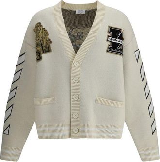 Off-white Off- Moon Vars Knit Mens Cardigan