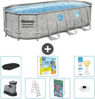 Bestway Piscina Bestway Power Steel Oval - 549x274x122 Cm - 8-piezas S526