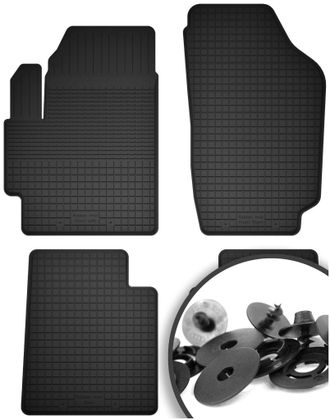 OEM Alfombrillas De Goma + Topes Para: Hyundai I20 I Hatchback (2008-2014)