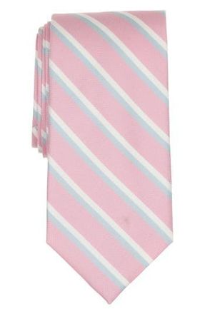 Brooks Brothers Side Wheeler Stripe Silk Blend Tie in Pink at Nordstrom Rack