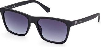 Guess GU00044 02W Mens Sunglasses Black Size 57