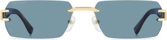 Dsquared2 D2 0189/S Zonnebril - unisex - Zonnebrillen - Geel - 57 MM - Accessoires