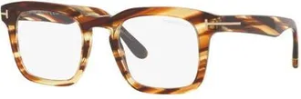 Tom Ford 50mm Square optical glasses in Tortoise at Nordstrom