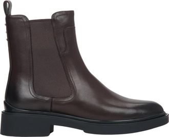 Estro & Luminara Klassieke Chelsea Boots met Lichte Isolatie - Dames - Chelseaboots - Bruin - 39 EU - Leer - Schoenen