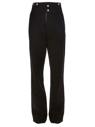 Emiliano Rinaldi Pin stripe trouser - Zwart