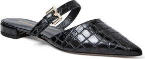 Bruno Magli Pasha Mule in Black/croc at Nordstrom Rack, Size 10.5