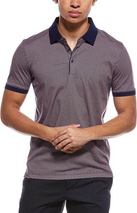 Raffi Mini Geo Print Polo Shirt