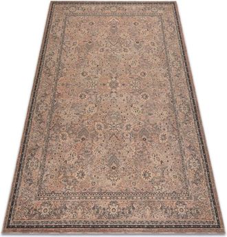 RugsX Rugsx - Alfombra De Lana Antigua 518 74 Jf300 Osta - Flores, Estructura, Tejido Plano Beige Beige 200x300 Cm