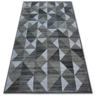 RugsX Rugsx - Alfombra Nobis 84196 Tri&aacute;ngulos Color Caqui Brown 185x275 Cm