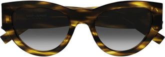 Saint Laurent Sunglasses Sl M94 005 Brown/Grey Women