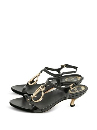 Dior Leren sandalen met enkelbandje - Zwart