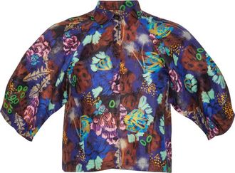 Henrik Vibskov printed shirt - Purple