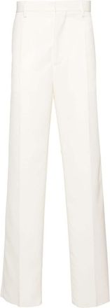 Dsquared2 straight-leg trousers - men - Virgin Wool/Polyester/Polyester - 48 - White