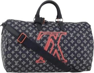 Louis Vuitton Pre-owned Monogram Boston Bag - Dames - Vintage Weekendtas - Blauw - ONE Size - Vintage
