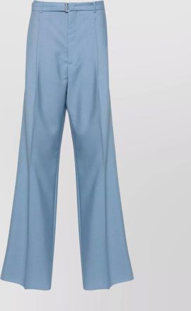 Lanvin wide-leg trousers with front pleats and belt loops