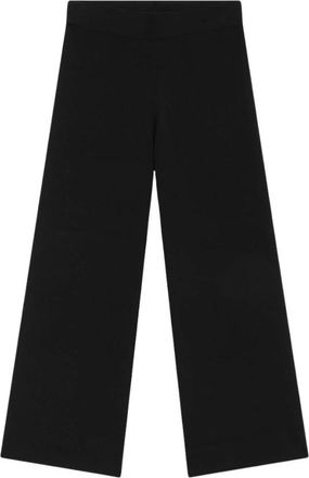 Alpha Studio Pantalone Garconne - Dames - Wijde Broeken - Zwart - L - Nylon - Broeken