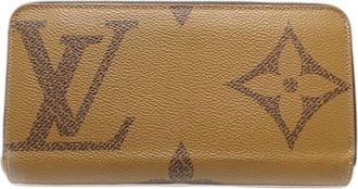 Louis Vuitton Brown Canvas Long Wallet (Bi-Fold) (Pre-Owned)