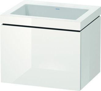Duravit Duravit - Lavabo Para Muebles L-cube C-bonded Con Base, Colgante