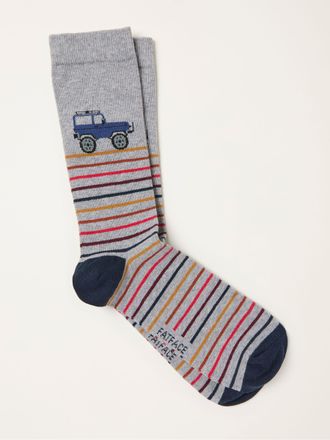 Fat Face FatFace Grey Off Roader Socks