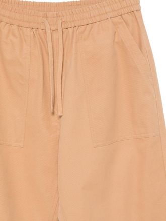 Maison Kitsun&eacute; Cotton Drawstring Trousers - Beige