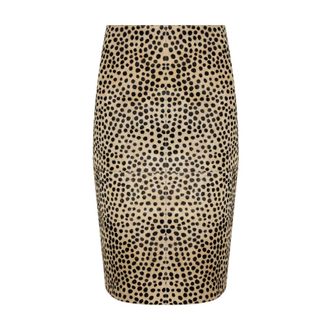 R&oacute;he Dames, Rokken, Beige, Maat: XS Leer
