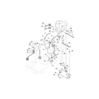 STIGA Sports Tubo De Conexion De Escape Del Motor Honda Gxv660 Original Stiga - 118738260/1