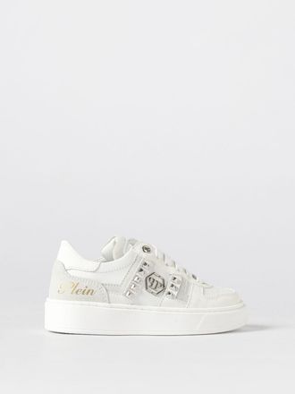 Philipp Plein Leather Sneakers with Studs