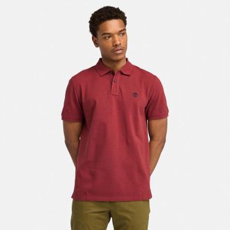 Timberland Unisex Volwassen Millers River Piqu&eacute; Poloshirt (Bruin)
