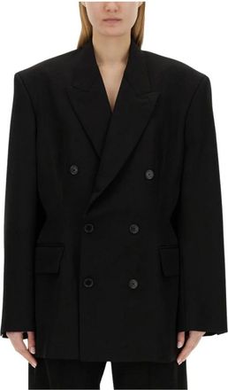 Balenciaga Blazers - Dames - Blazers - Zwart - S - Jassen
