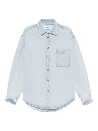 Msgm Denim blouse - Blauw
