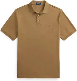 Polo Ralph Lauren Tops, Heren, Bruin, 2Xl, Katoen, Klassiek Passend Katoenen Poloshirt