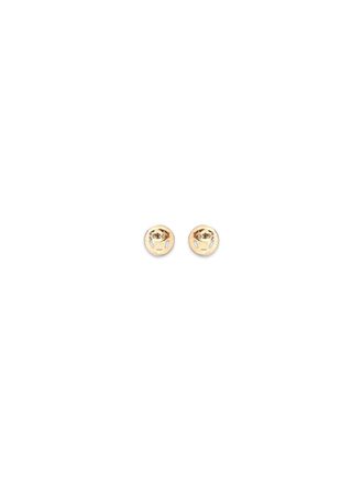 Versace Womens Medusa Stud Earrings Versace Gold Metal