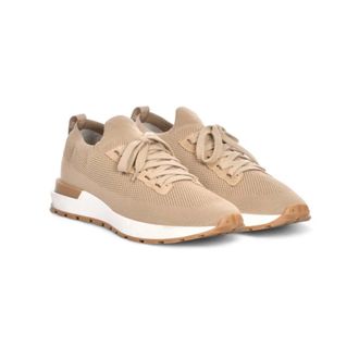 Gran Sasso Sneakers van Breiwerk - Heren - Sneakers - Beige - 44 EU - Katoen - Schoenen