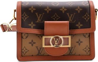 Louis Vuitton Dauphine Shoulder Bag Reverse Monogram Canvas Mini crossbody bag - Bruin