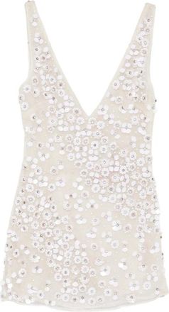 Cult Gaia Sequin Floral Mini Dress