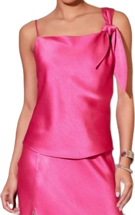 Fifteen Twenty Sasha Tank In Bright Pink