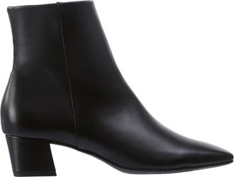 H&ouml;gl Elegante Stad Enkellaarsjes - Dames - Laarzen met Hak - Zwart - 37 EU - Leer - Schoenen