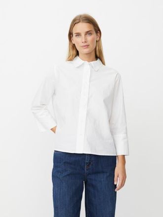 Masai Mailonka Three Quarter Sleeved Shirt in White at Nordstrom, Size Xx-Large